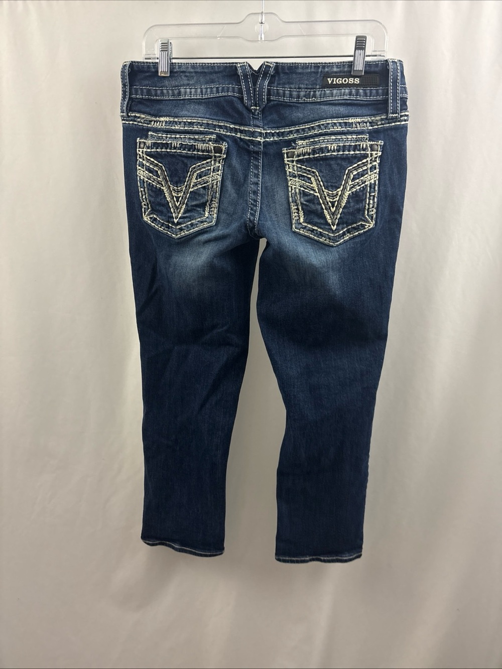 Vigoss The Dublin Capri Women’s Size 7/8 Length 23 Distressed Jeans - Picture 6 of 10